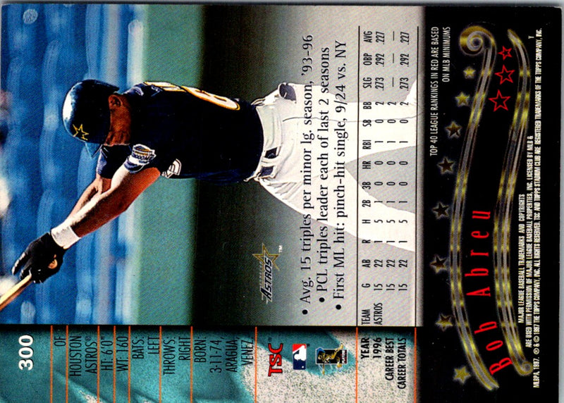 1997 Stadium Club Bob Abreu