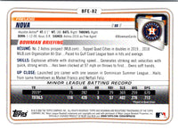 2020 Bowman 1st Edition Freudis Nova #BFE-82