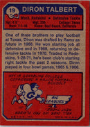 1973 Topps Diron Talbert