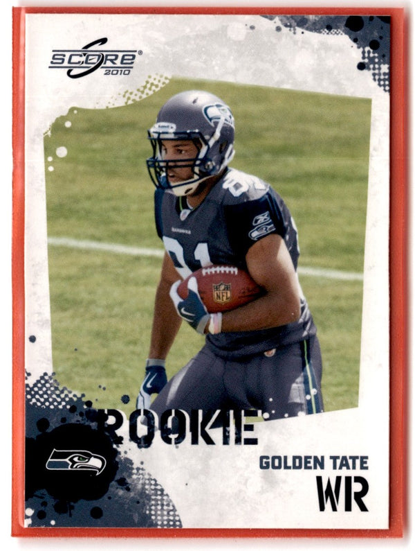 2010 Score Golden Tate #345 Rookie