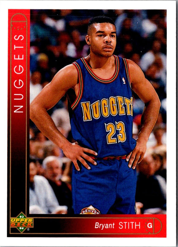 1993 Upper Deck Bryant Stith #413