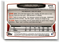 2013 Bowman Chrome Prospects Blue Wave Carlos Tocci #BCP165