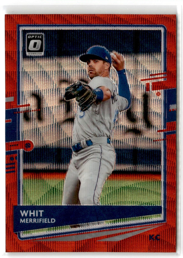 2020 Donruss Optic Red Wave Whit Merrifield #188