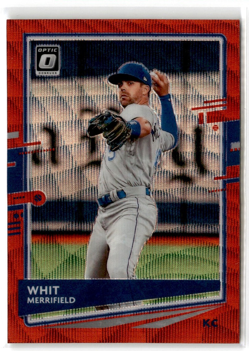 2020 Donruss Optic Red Wave Whit Merrifield