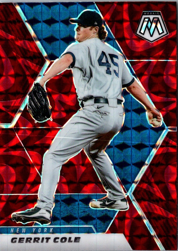 2021 Panini Mosaic Red Gerrit Cole #87