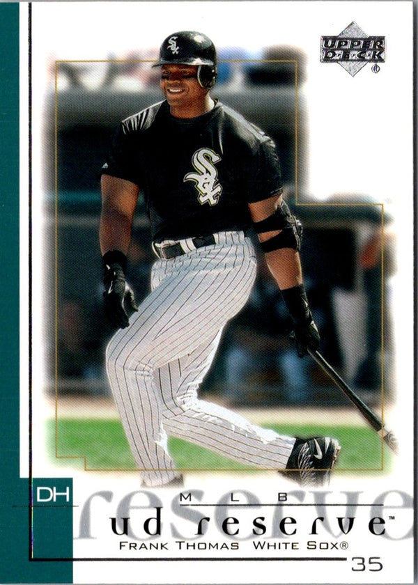 2001 UD Reserve Frank Thomas #73