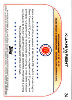 2022 Topps Chrome McDonald's All American Kijani Wright #24