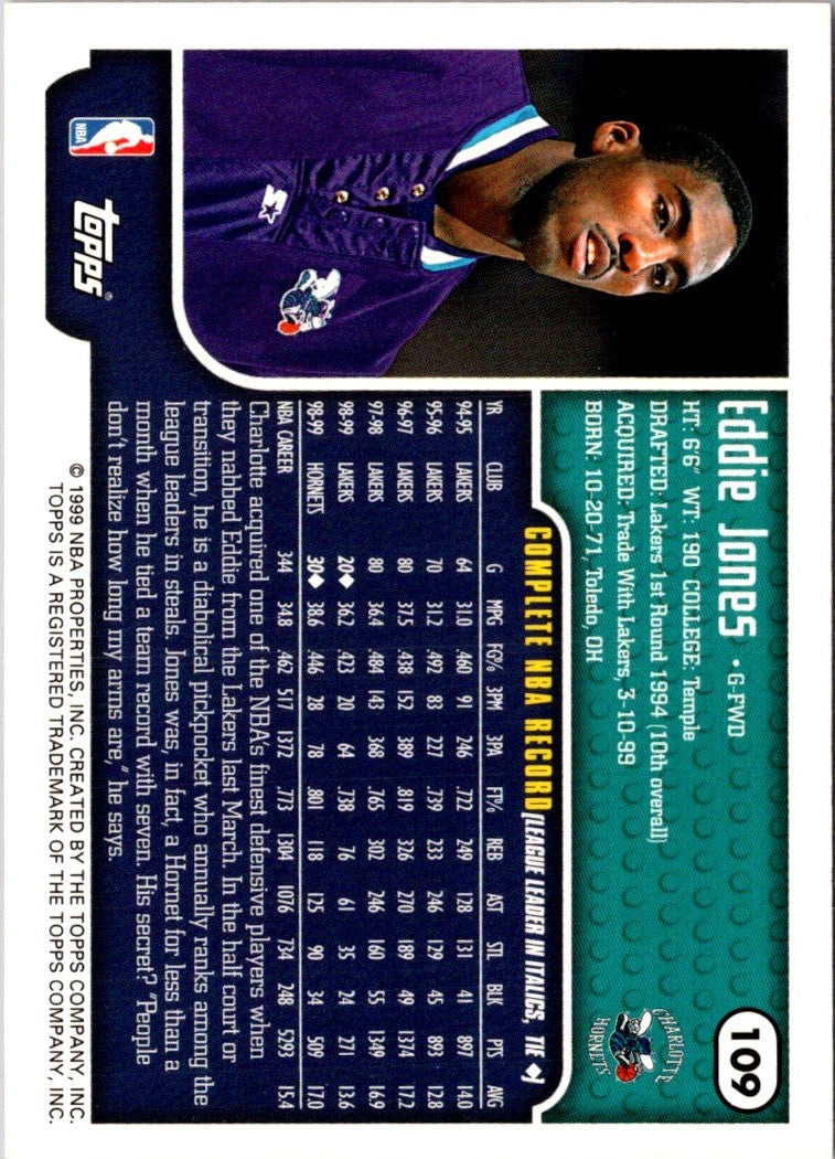 1999 Topps Eddie Jones
