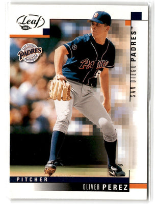 2003 Leaf Oliver Perez #230