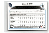 2022 Topps Chrome Shane Baz #201 Rookie