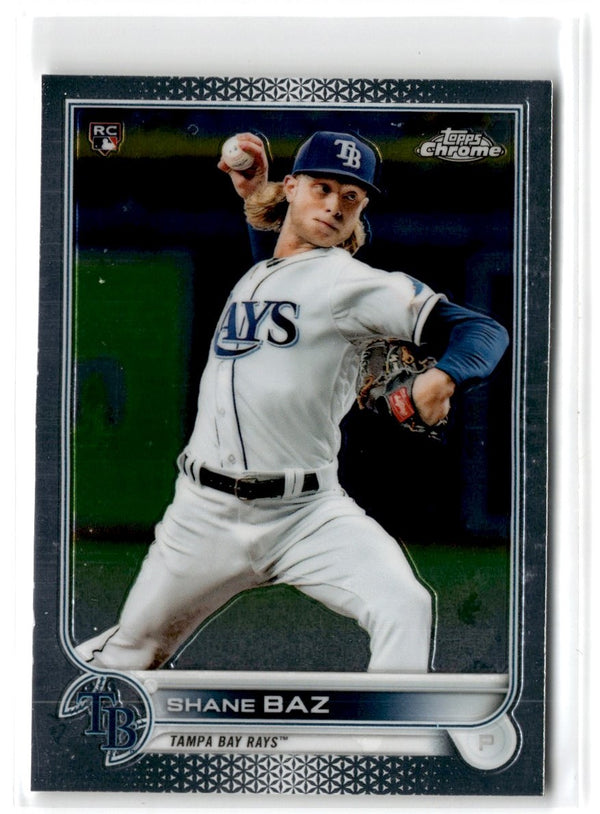 2022 Topps Chrome Shane Baz #201 Rookie