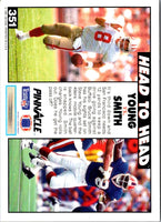 1991 Pinnacle Steve Young/Bruce Smith #351