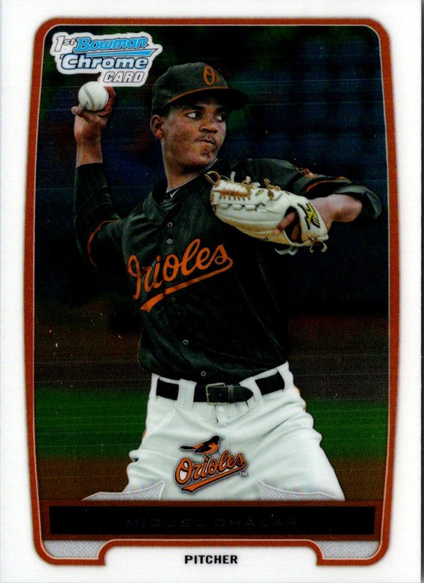 2012 Bowman Chrome Prospects Miguel Chalas #BCP197