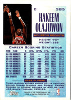1993 Topps Hakeem Olajuwon #385
