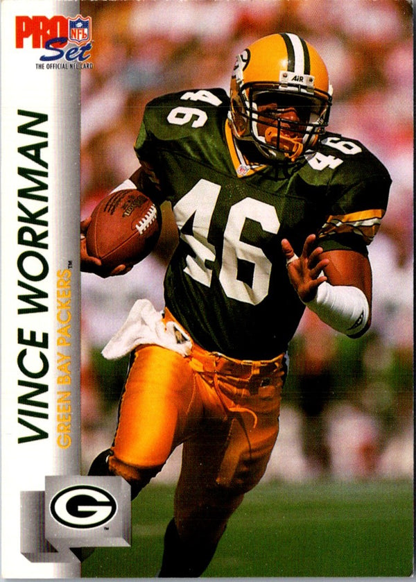 1992 Pro Set Vince Workman #508