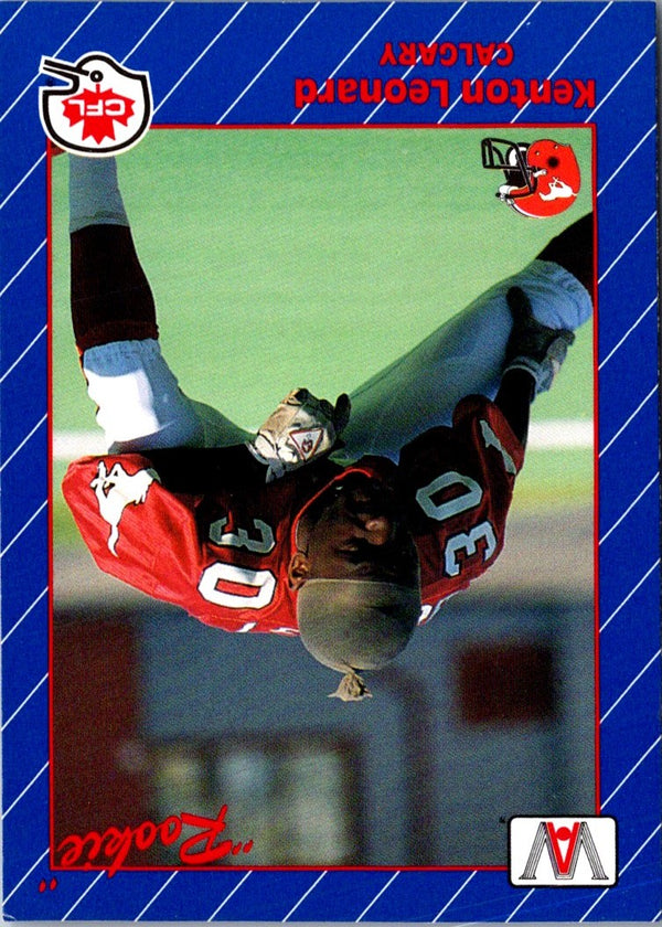 1991 All World CFL Kenton Leonard #28