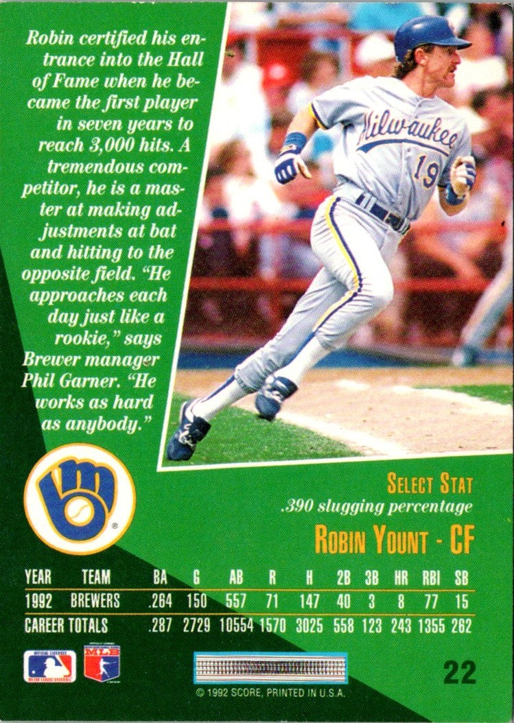 1993 Select Robin Yount