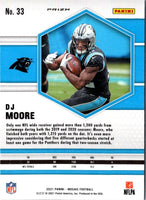 2021 Panini Mosaic Prizm Camo Red DJ Moore #33