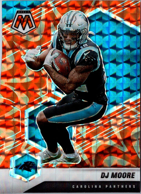 2021 Panini Mosaic Prizm Camo Red DJ Moore #33