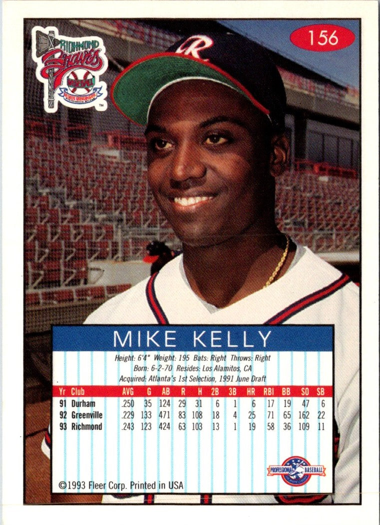 1993 Fleer Excel Mike Kelly