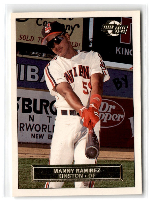 1992 Fleer Excel Manny Ramirez #164