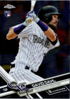 2017 Topps Chrome David Dahl #186 Rookie