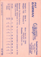 1989 Star Charlotte Rangers Pat Garman #8