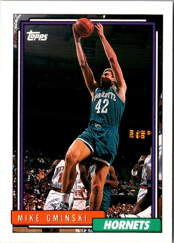 1992 Topps Mike Gminski #240