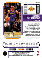 2022 Panini Contenders Season Ticket Russell Westbrook #50