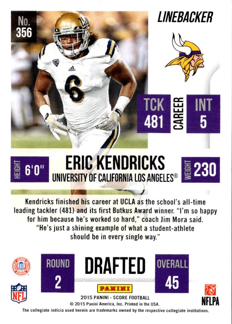 2015 Score Eric Kendricks