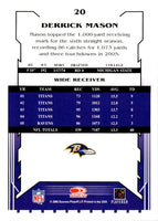 2006 Score Derrick Mason #20