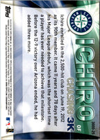 2017 Honus Bonus Fantasy Baseball Career Stats Ichiro 3030 Hits Ichiro #3000