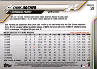 2020 Topps Chris Archer #59