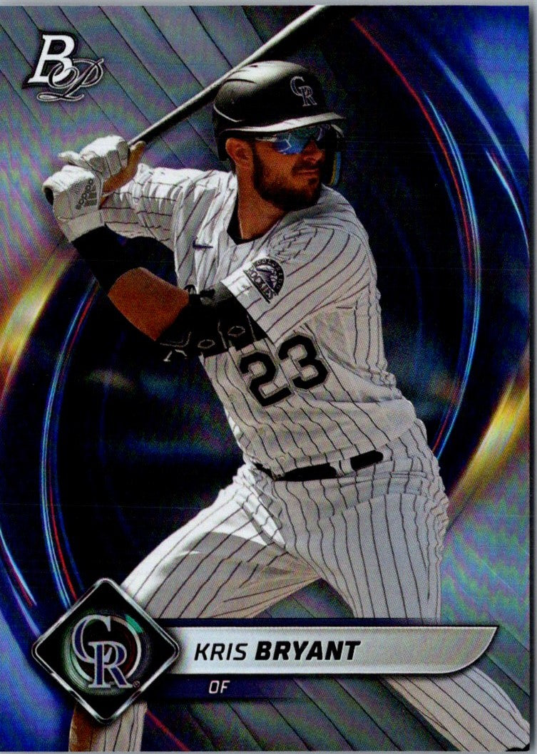 2022 Bowman Platinum Kris Bryant