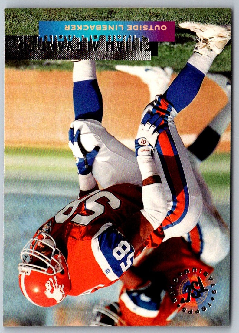 1995 Donruss Red Zone Elijah Alexander