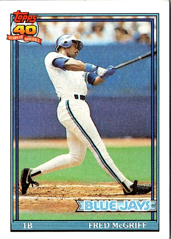 1991 Topps Fred McGriff #140