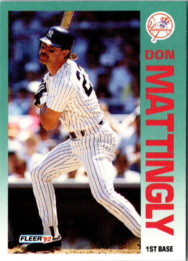 1992 Fleer Don Mattingly #237