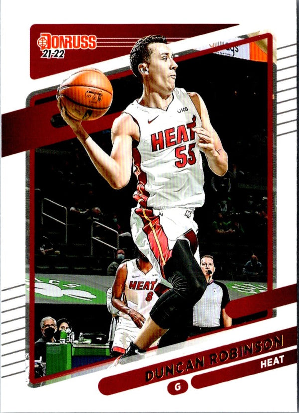 2021 Donruss Holo Red and Gold Laser Duncan Robinson #107