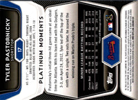 2012 Bowman Platinum Tyler Pastornicky #17 Rookie