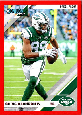 2019 Donruss Blue Press Proof Chris Herndon IV #192