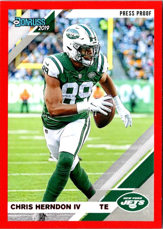 2019 Donruss Blue Press Proof Chris Herndon IV #192