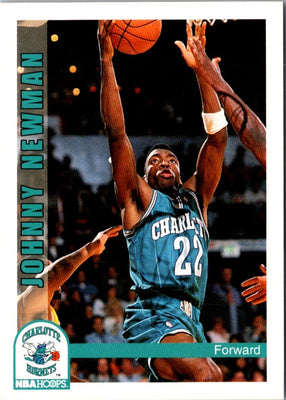 1992 Hoops Johnny Newman #25