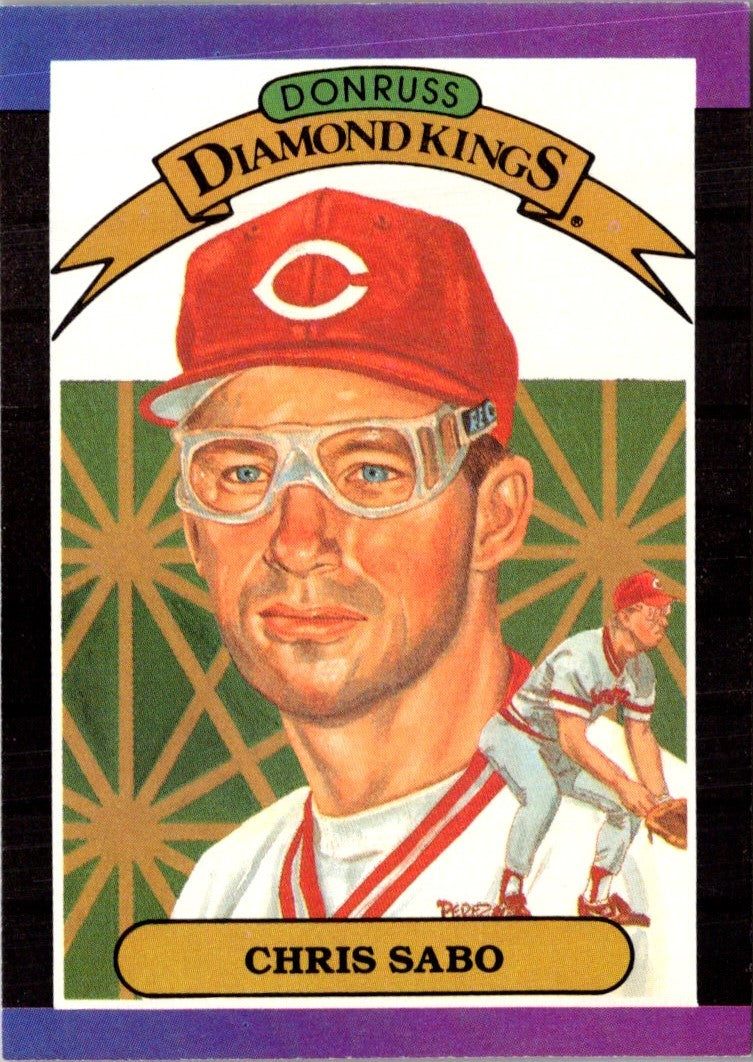 1989 Donruss Super Diamond Kings Chris Sabo