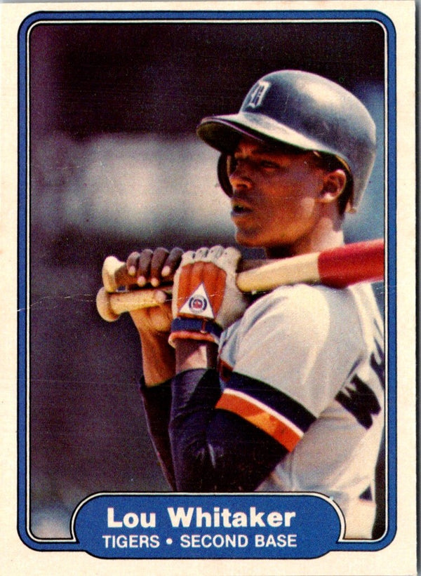 1982 Fleer Lou Whitaker #284