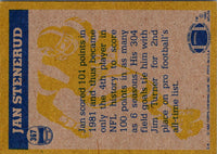 1982 Topps Jan Stenerud #367