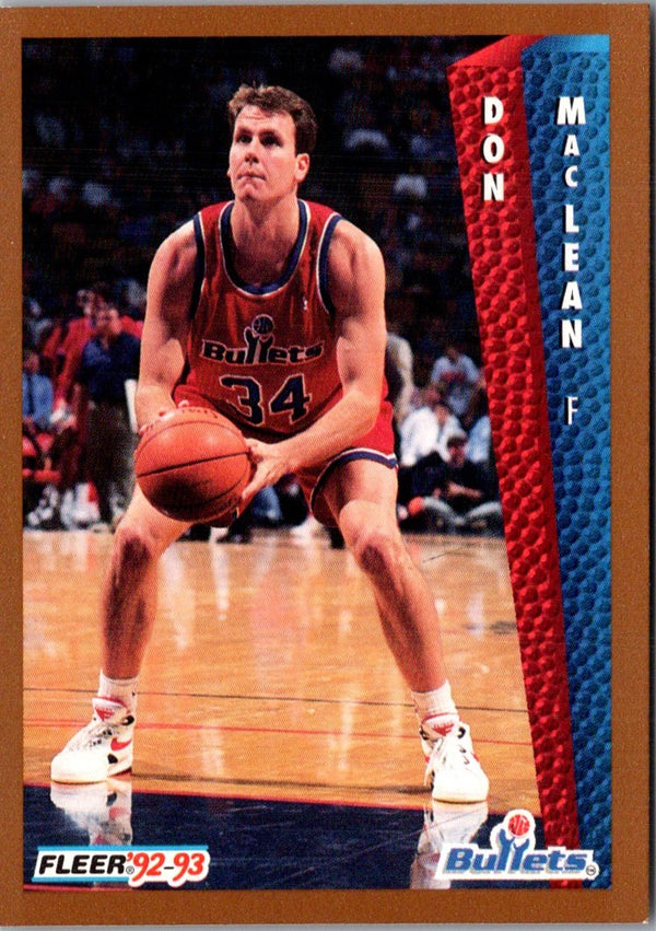 1992 Fleer Don MacLean #440 Rookie
