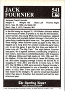 1992 Conlon Collection TSN Jack Fournier