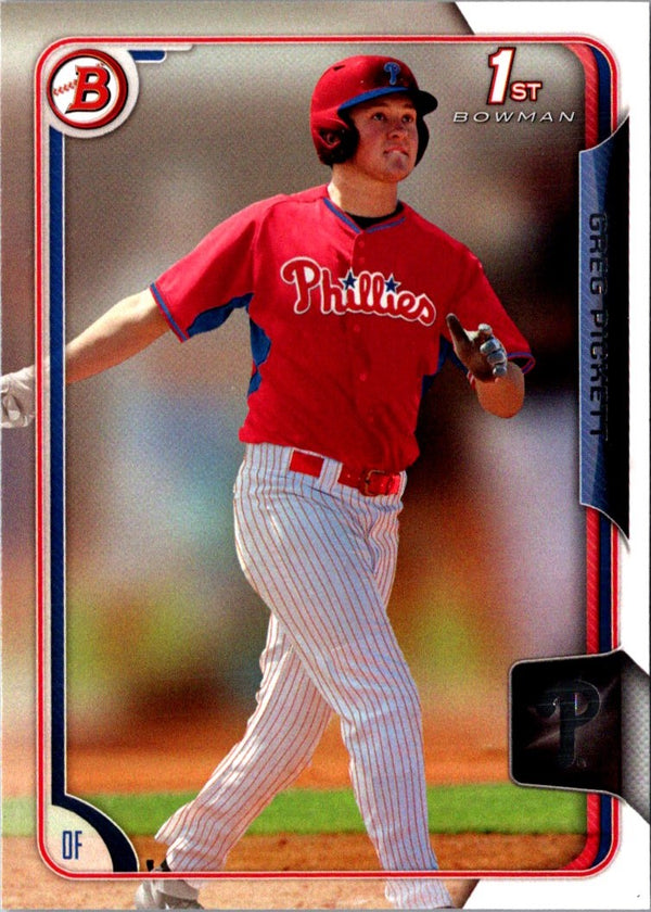 2015 Bowman Draft Picks & Prospects Greg Pickett #18