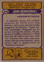 1979 Topps John Mendenhall #393