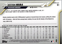 2020 Topps Opening Day Edition Keston Hiura #61